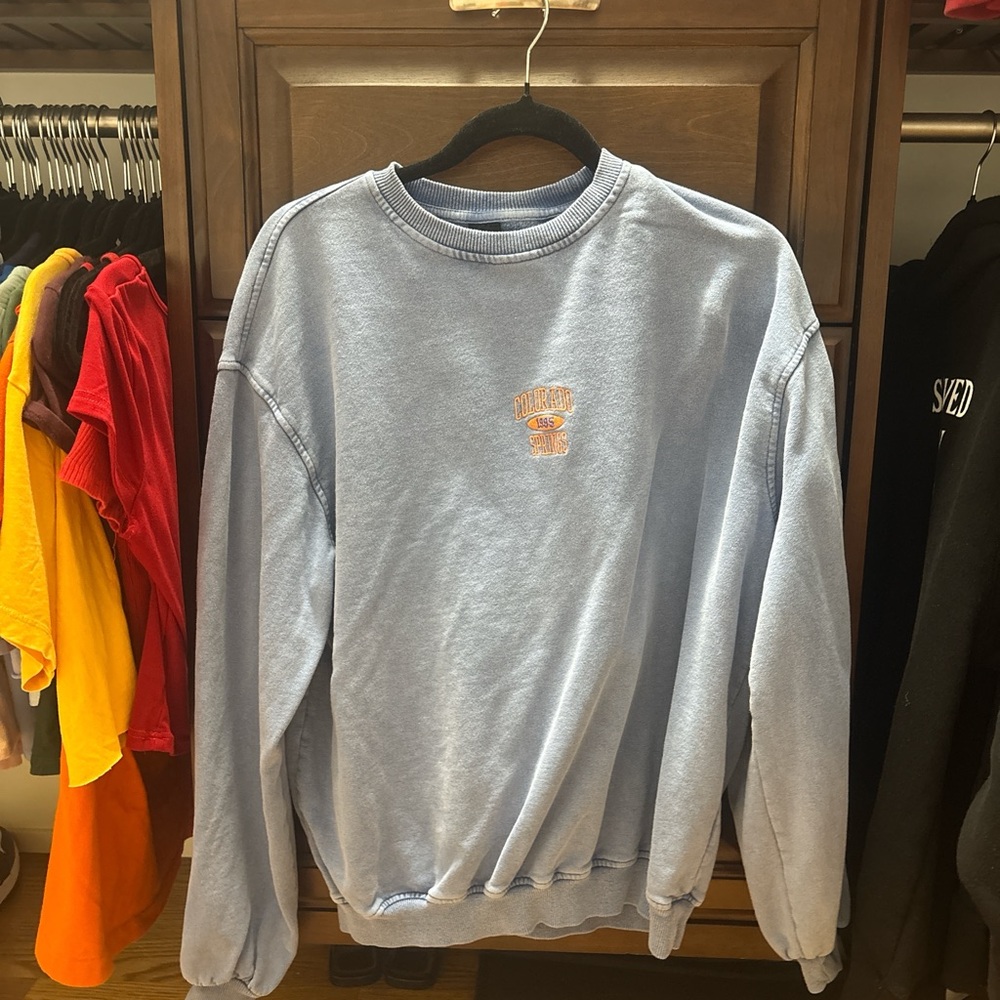 Blue Crewneck Sweater